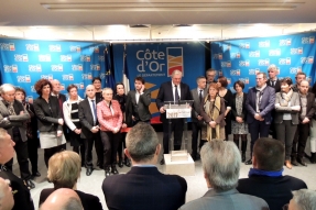 Le Conseil Départemental de Côte d'Or recevait plusieurs centaines d'invités à la Cité Henry Berger pour la cérémonie des voeux